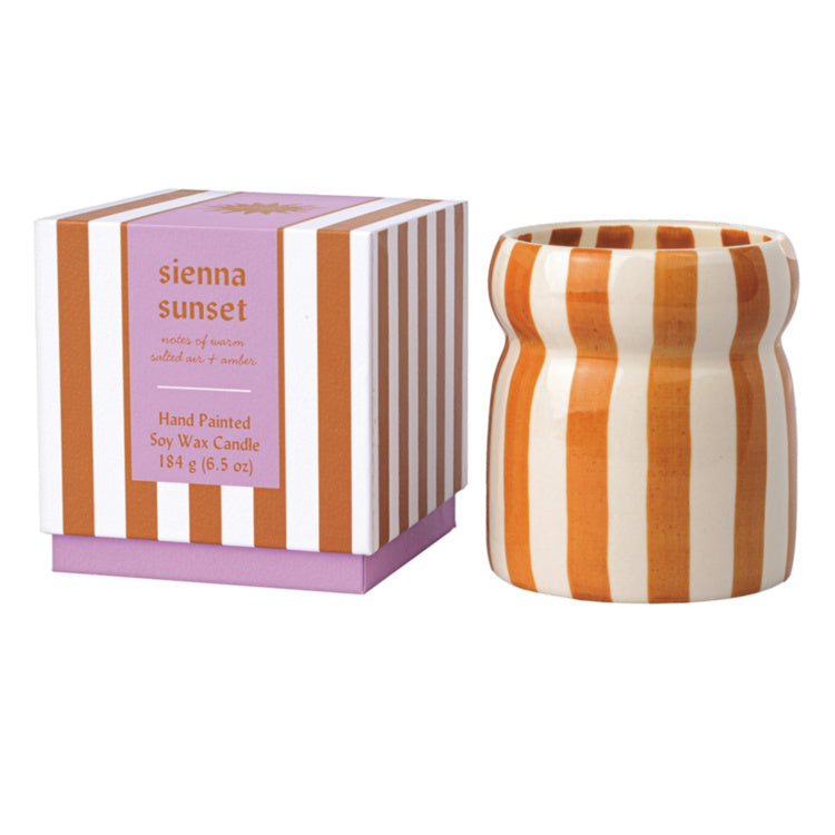 Paddywax Cabana Rust Ceramic Candle - Sienna Sunset