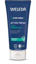 Weleda Active Fresh For Men 3 in 1 Shower Gel 200ml