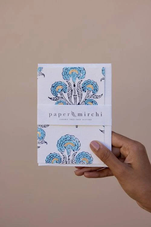 Aurora Blue Opal Greeting Cards