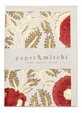 Marigold Glitz Scarlet Greeting Card