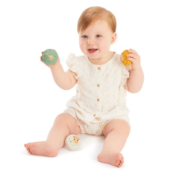 Sophie La Girafe® 3 Musical Balls - Hearing 3m+